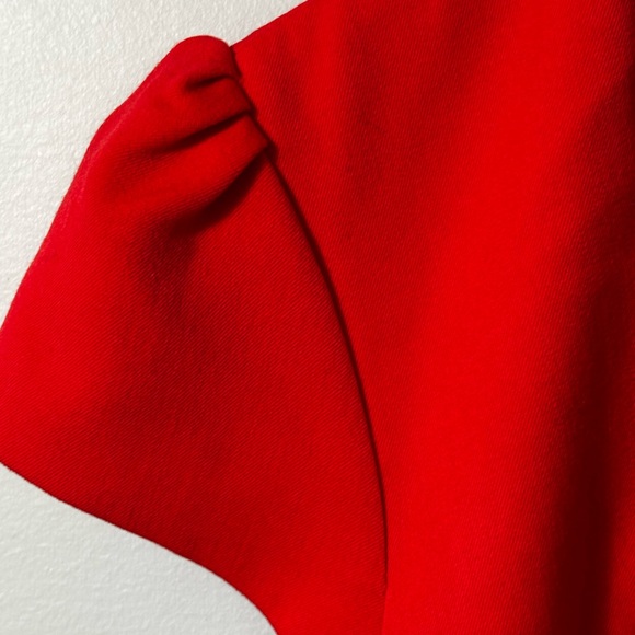 NWT New York & Company Women's stunning RED Midi Dress Size 12 Business, Party - Picture 6 of 10